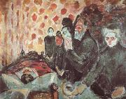 Edvard Munch Funeral oil painting on canvas